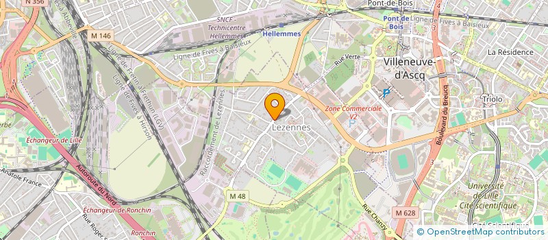 localisation de l'entreprise SCI GONTIER à LEZENNES