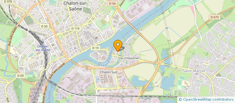 localisation de l'entreprise SCI GONTRAN  CHALON-SUR-SAONE
