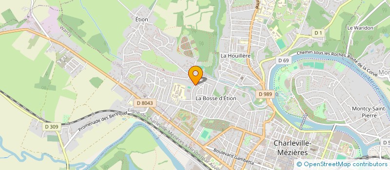 localisation de l'entreprise SCI GONZAGUE à CHARLEVILLE-MEZIERES