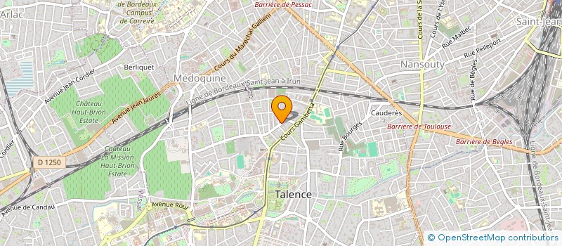 localisation de l'entreprise SCI GONZALES  TALENCE