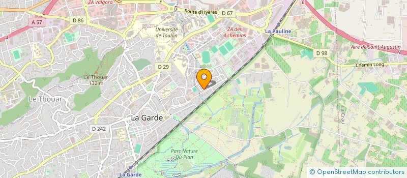 localisation de l'entreprise SCI GONZALES à LA GARDE