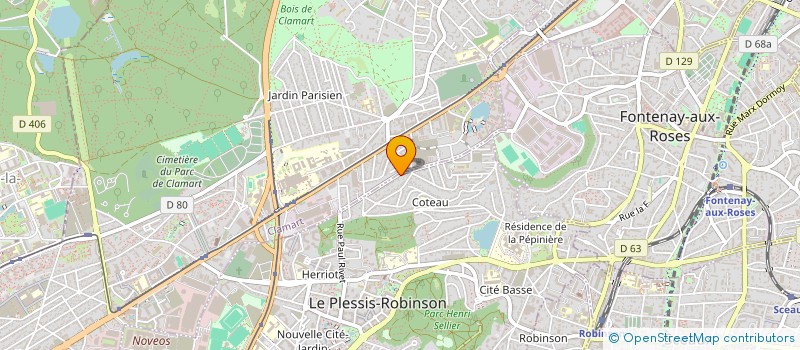 localisation de l'entreprise SCI GONZAU à LE PLESSIS-ROBINSON