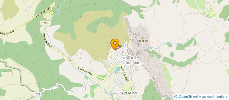 localisation de l'entreprise SCI GOODDEAL  MOUSTIERS-SAINTE-MARIE