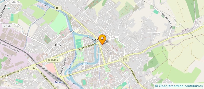 localisation de l'entreprise SCI GOODFRIN PAULY  SEDAN