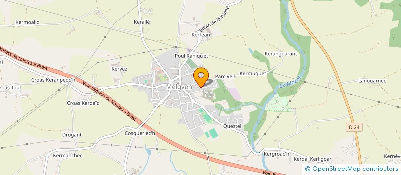 localisation de l'entreprise SCI GOODWICK  MELGVEN