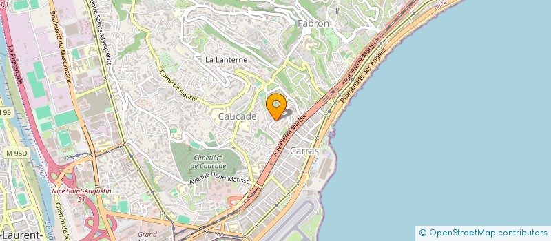 localisation de l'entreprise SCI GOODWIN à NICE