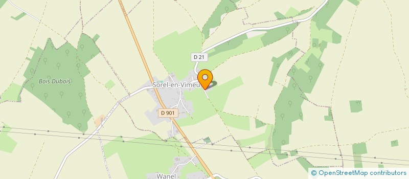 localisation de l'entreprise SCI GOODWOOD  SOREL-EN-VIMEU