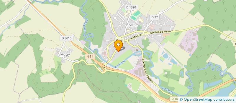 localisation de l'entreprise SCI GOOSSE  BRAINE