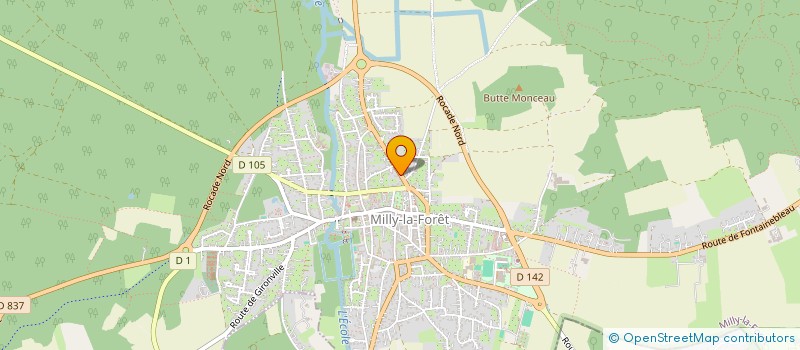localisation de l'entreprise SCI GOPEE ROSE HILL à MILLY-LA-FORET