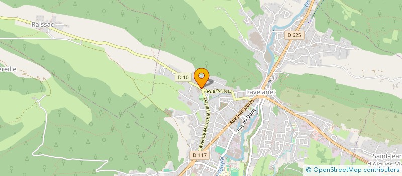 localisation de l'entreprise SCI GOPO à LAVELANET
