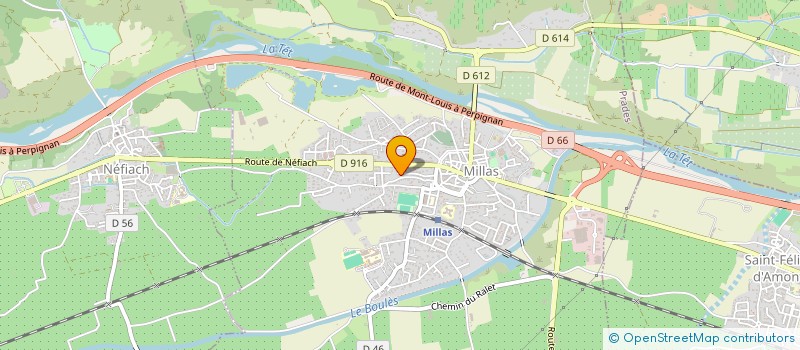 localisation de l'entreprise SCI GOR  MILLAS