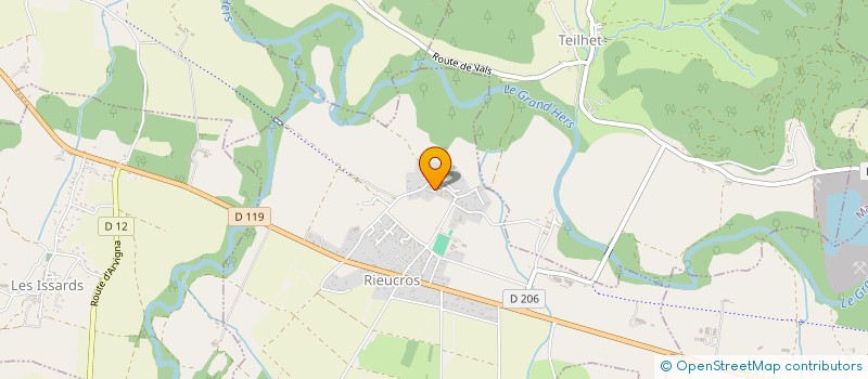 localisation de l'entreprise SCI GORA à RIEUCROS