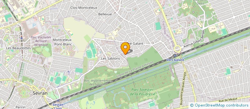 localisation de l'entreprise SCI GORA - GIULIANI à VILLEPINTE