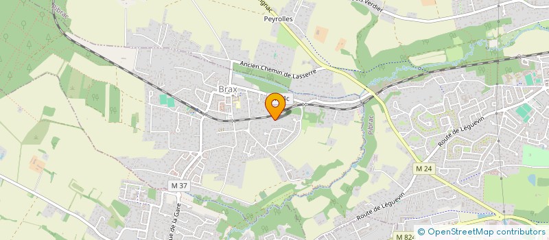 localisation de l'entreprise SCI GORBICHON  BRAX