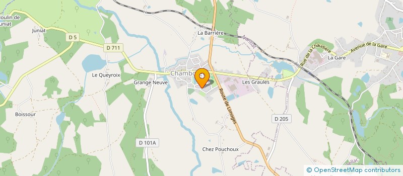 localisation de l'entreprise SCI GORCEIX INVESTISSEEMENTS à CHAMBORET