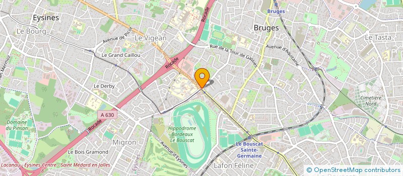 localisation de l'entreprise SCI GORDON  BRUGES