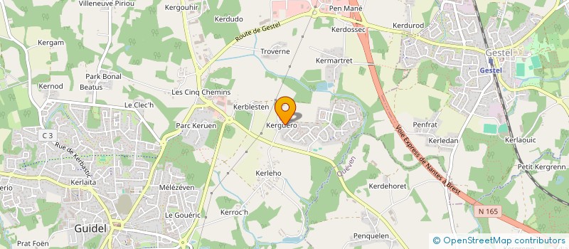 localisation de l'entreprise SCI GORDON  GUIDEL