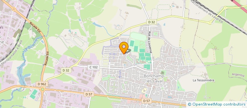 localisation de l'entreprise SCI GORDON  BONCHAMP-LES-LAVAL