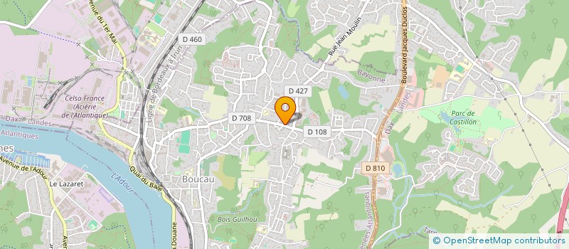 localisation de l'entreprise SCI GORDON FAMILY  BOUCAU