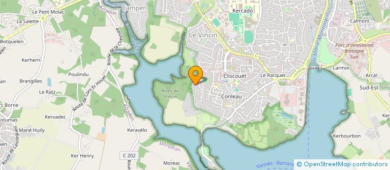 localisation de l'entreprise SCI GORET à VANNES