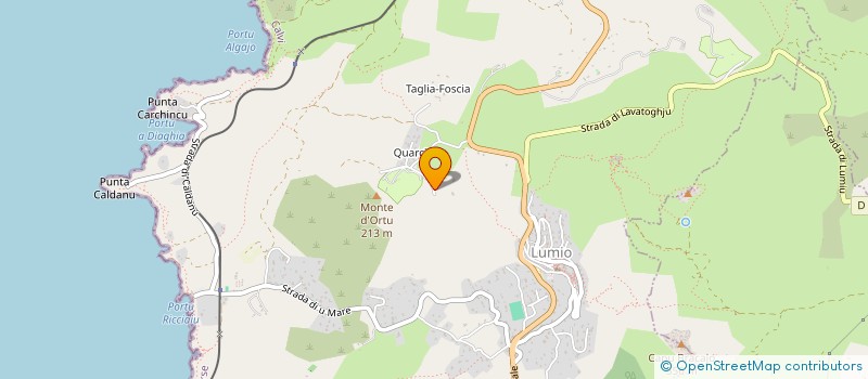 localisation de l'entreprise SCI GORGONE à LUMIO