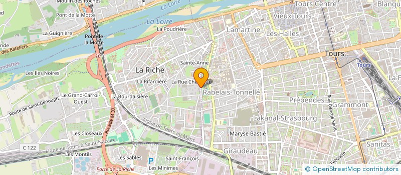 localisation de l'entreprise SCI GORIN  LA RICHE