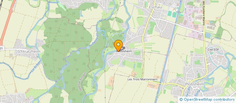 localisation de l'entreprise SCI GORKI  ESCHAU