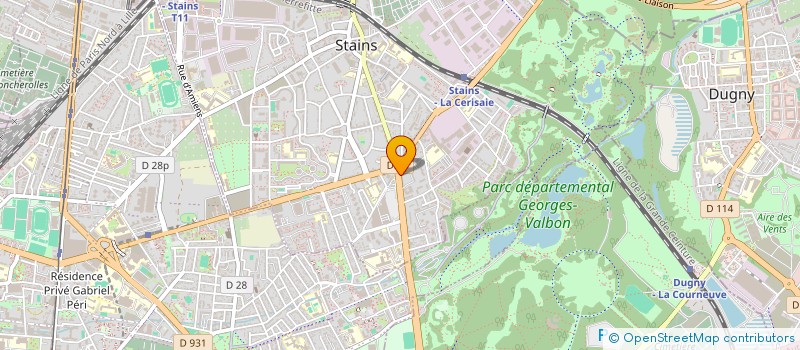localisation de l'entreprise SCI GORKI à STAINS