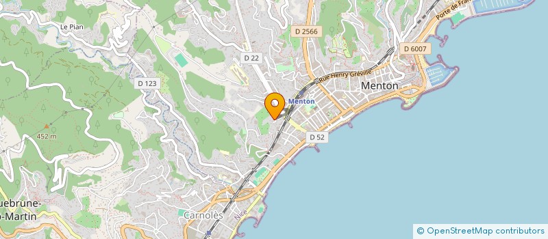localisation de l'entreprise SCI GORNES II à MENTON