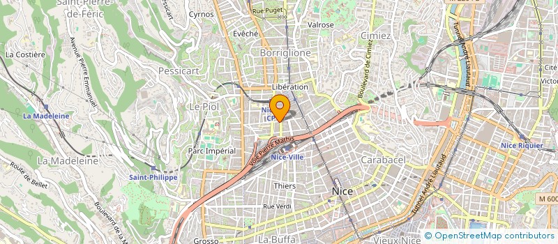 localisation de l'entreprise SCI GORO  NICE