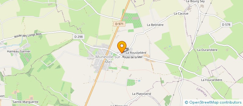 localisation de l'entreprise SCI GORON  MUNEVILLE-SUR-MER