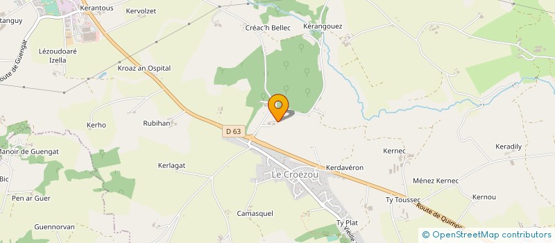 localisation de l'entreprise SCI GORREQUER FAMILLE  LOCRONAN