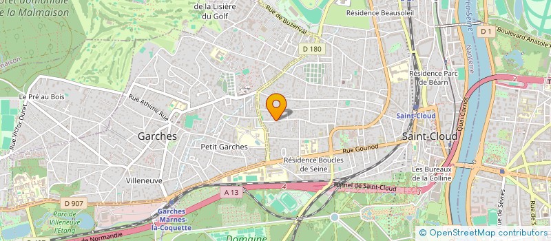 localisation de l'entreprise SCI GOSPA à SAINT-CLOUD