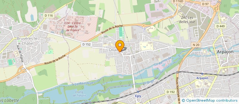 localisation de l'entreprise SCI GOSSART  OLLAINVILLE