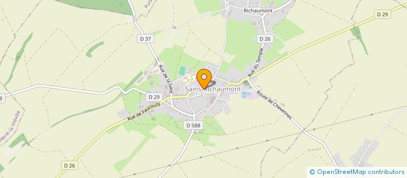 localisation de l'entreprise SCI GOSSE - ARCHER  SAINS-RICHAUMONT