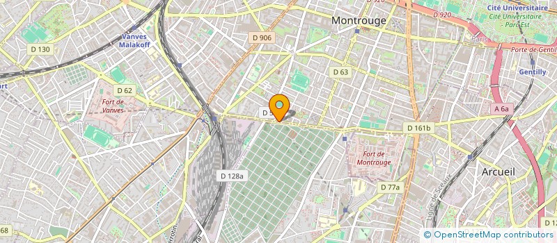 localisation de l'entreprise SCI GOSSELIN  MONTROUGE