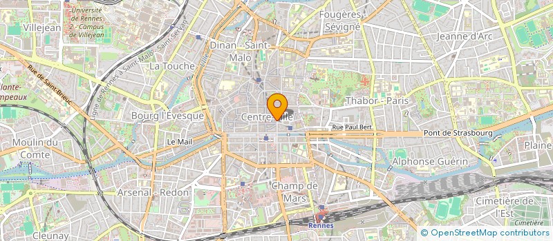 localisation de l'entreprise SCI GOSSELIN CHAUVEL  RENNES