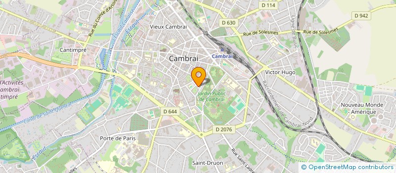 localisation de l'entreprise SCI GOSSELIN MOREAU à CAMBRAI