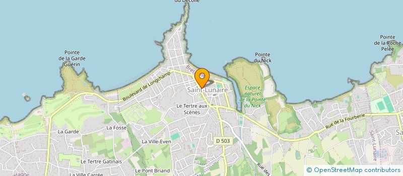 localisation de l'entreprise SCI GOSSELIN SAINT-LUNAIRE  SAINT-LUNAIRE
