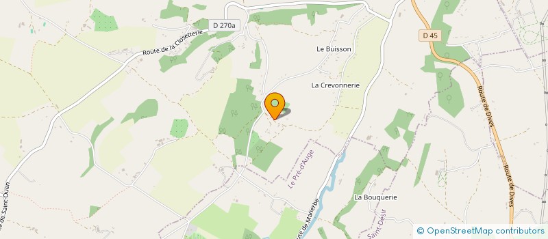 localisation de l'entreprise SCI GOSSET à MANERBE