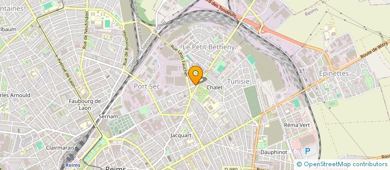 localisation de l'entreprise SCI GOSSET  REIMS