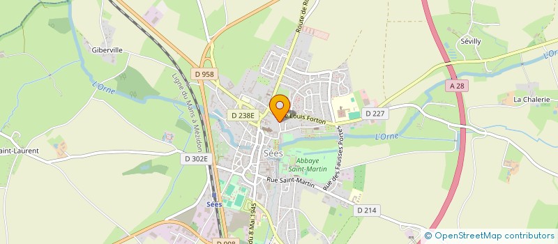localisation de l'entreprise SCI GOSSET à SEES