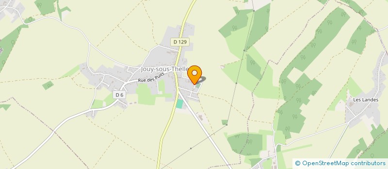 localisation de l'entreprise SCI GOSSET  JOUY-SOUS-THELLE