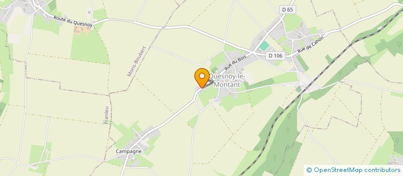 localisation de l'entreprise SCI GOSSET ET FILS  QUESNOY-LE-MONTANT