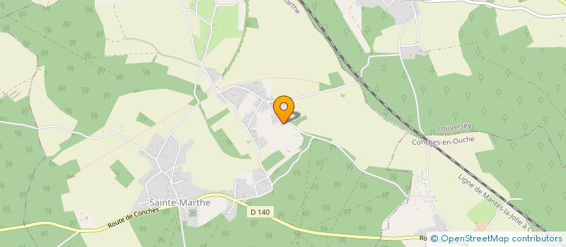 localisation de l'entreprise SCI GOSSET HEBERT  SAINTE-MARTHE