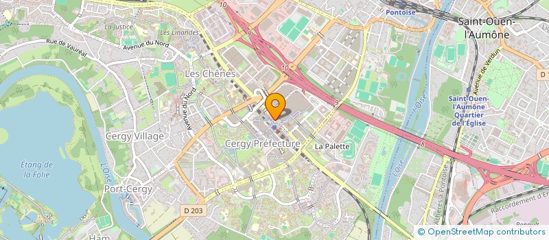 localisation de l'entreprise SCI GOSU  CERGY