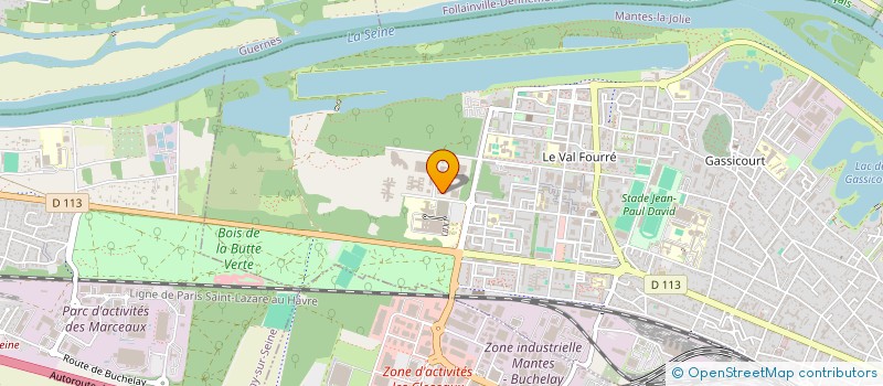 localisation de l'entreprise SCI GOTMAR  MANTES-LA-JOLIE