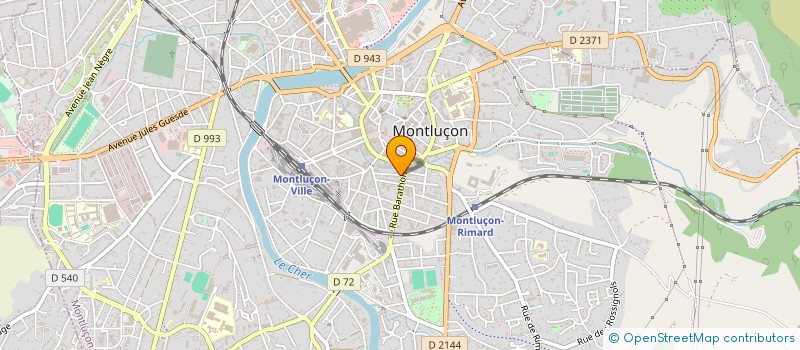 localisation de l'entreprise SCI GOTRANE-VAURS à MONTLUCON