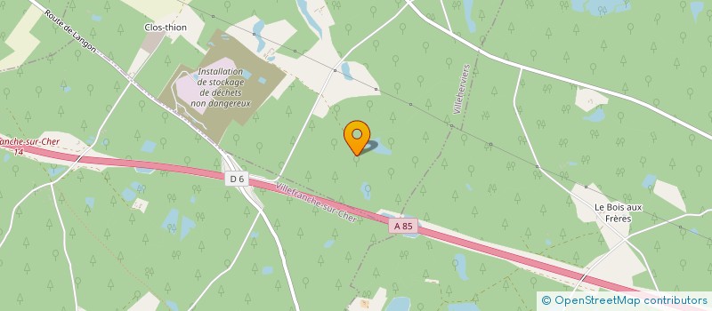 localisation de l'entreprise SCI GOUABINIERE à VILLEHERVIERS