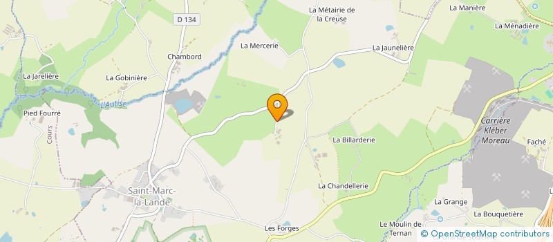 localisation de l'entreprise SCI GOUBEAU  SAINT-MARC-LA-LANDE